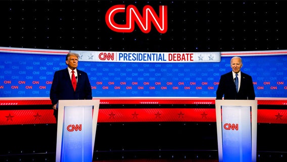 Biden, Trump face off in 1st 2024 presidential debate