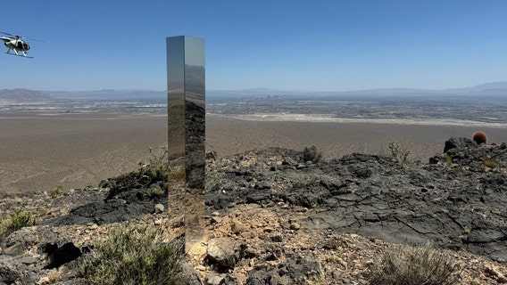 Monolith update: Las Vegas police take down shiny mystery slab