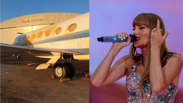 Climate activists targeting Taylor Swift's plane spray-paint 2 other private jets orange