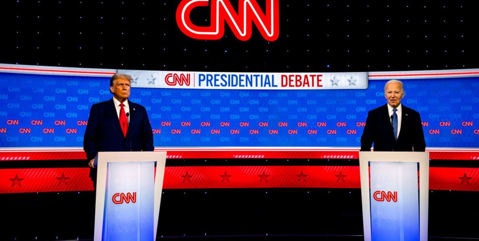 Biden, Trump face off in 1st 2024 presidential debate