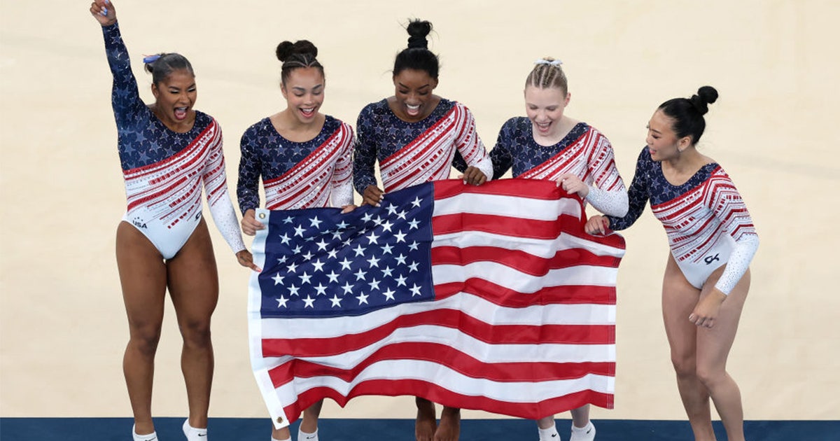 Simone Biles leads Team USA gymnastics to gold at 2024 Paris Olympics ...