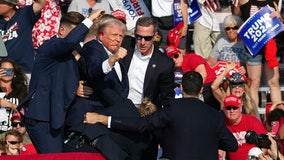Donald Trump says he was shot at rally; thanks law enforcement for "rapid response"
