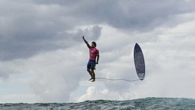 Paris Olympics: The story behind that viral surfing photo