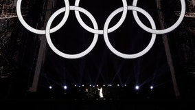 Celine Dion performs at Olympics opening ceremony in Paris