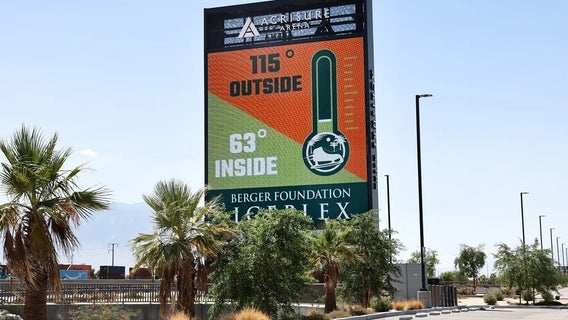 124 in Palm Springs? Historic heat wave toppling all-time temperature records in the West