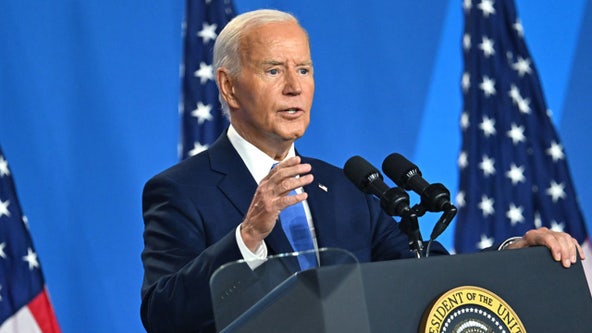 Biden insists he's staying in the race but makes noticeable gaffes in press conference