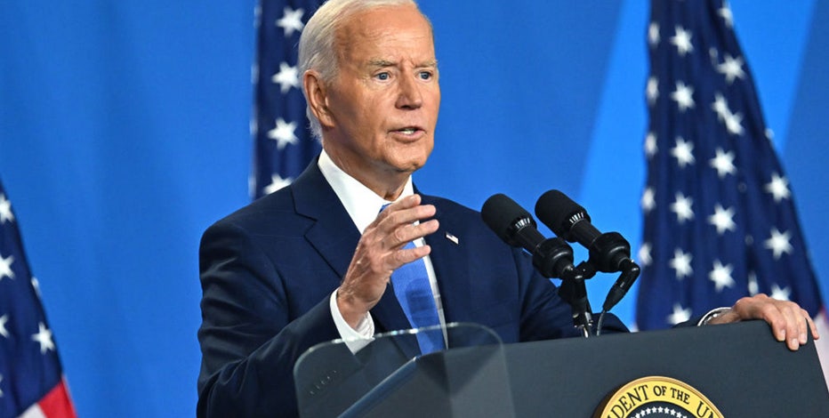 Biden insists he's staying in the race but makes noticeable gaffes in press conference