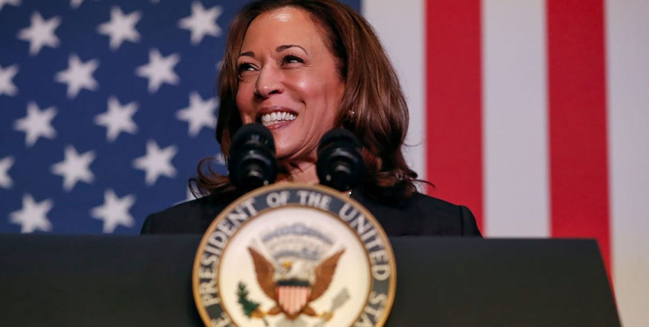 Biden gives 1st remarks since leaving 2024 race during Harris campaign meeting