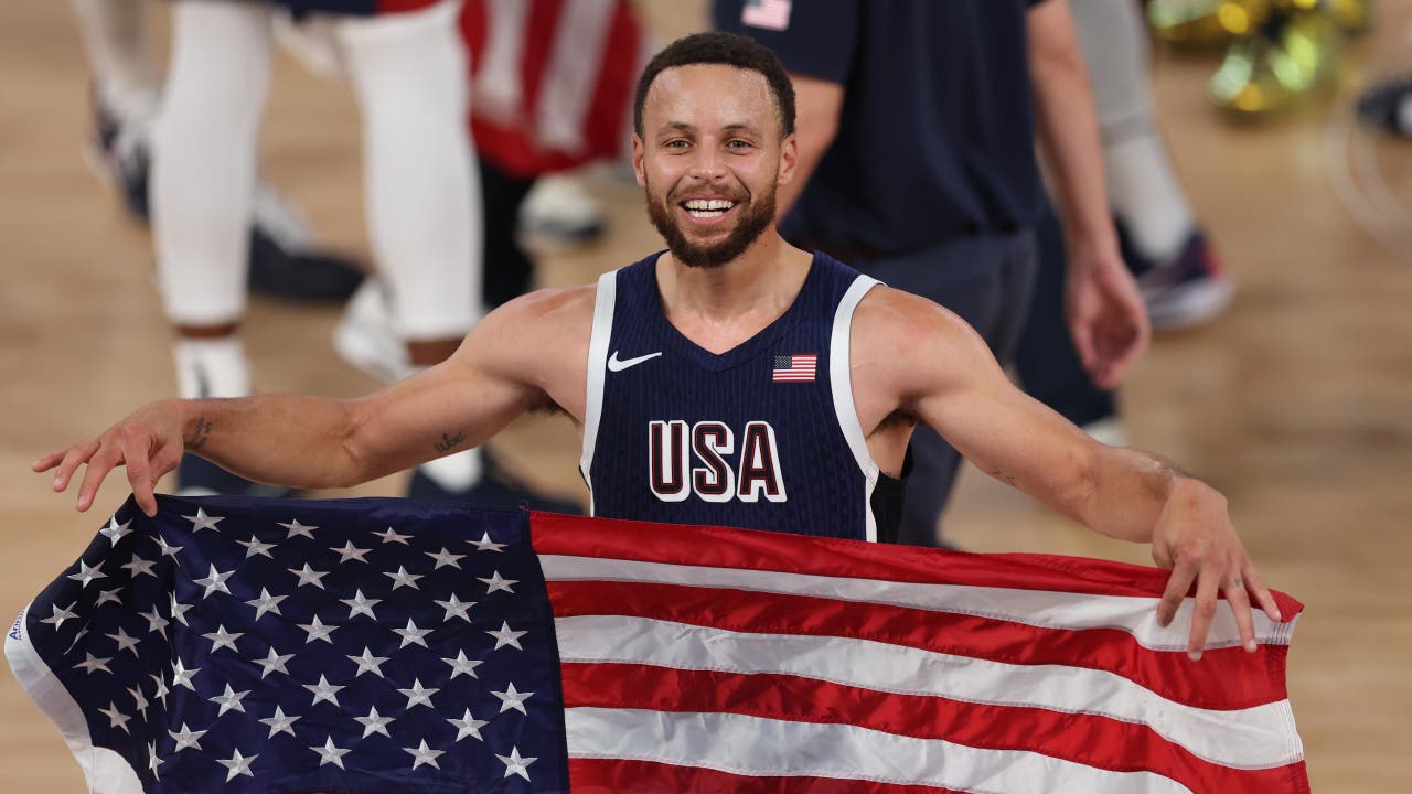 STEPHEN CURRY ステフィン・カリー ボブルヘッド　パリオリンピック Steph Curry's clutch barrage at Paris Olympics receives