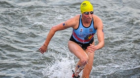 Olympic swimmer gets sick after Seine River swim, prompting Belgium to withdraw from triathlon