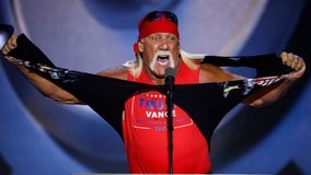 Hulk Hogan rants to audience about body slamming Kamala Harris