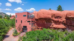 Colorado home built into 200 million-year-old red rocks hits market, brings 'the outdoors in'