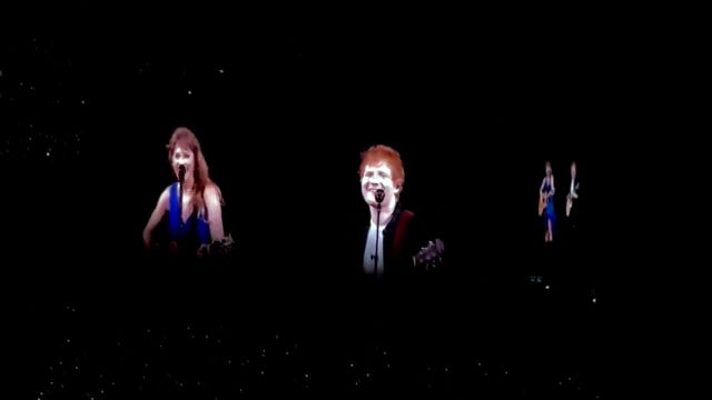 Watch: Ed Sheeran joins Taylor Swift on stage in London