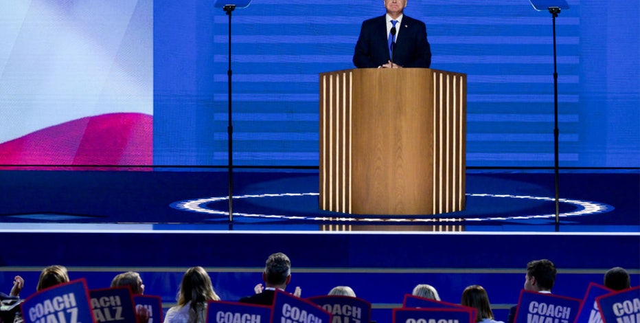 Walz to accept VP nomination at DNC; Focus on protecting American freedoms
