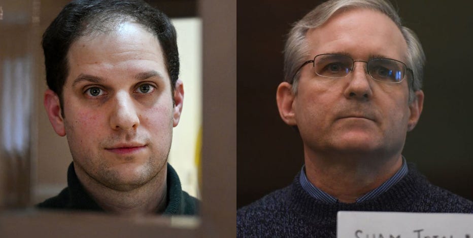 WSJ reporter Evan Gershkovich released by Russia in prisoner swap; Paul Whelan also being freed