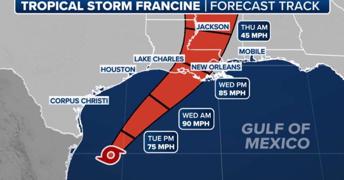 Francine strengthens into hurricane as Texas, Louisiana rush ...