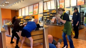 Panera Bread employee repeatedly hits violent customer with pan: 'My personal hero'