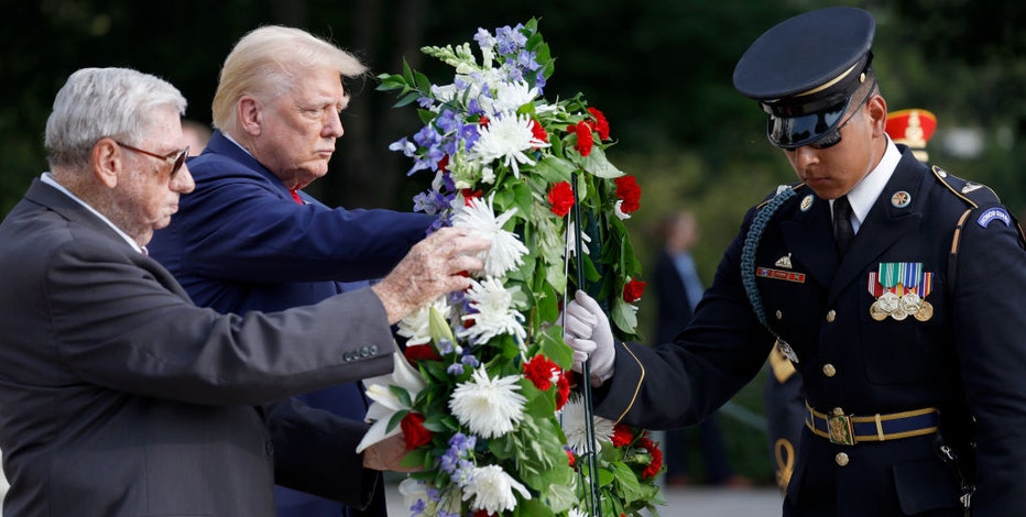 Trump issues statement from Gold Star families defending Arlington Cemetery visit