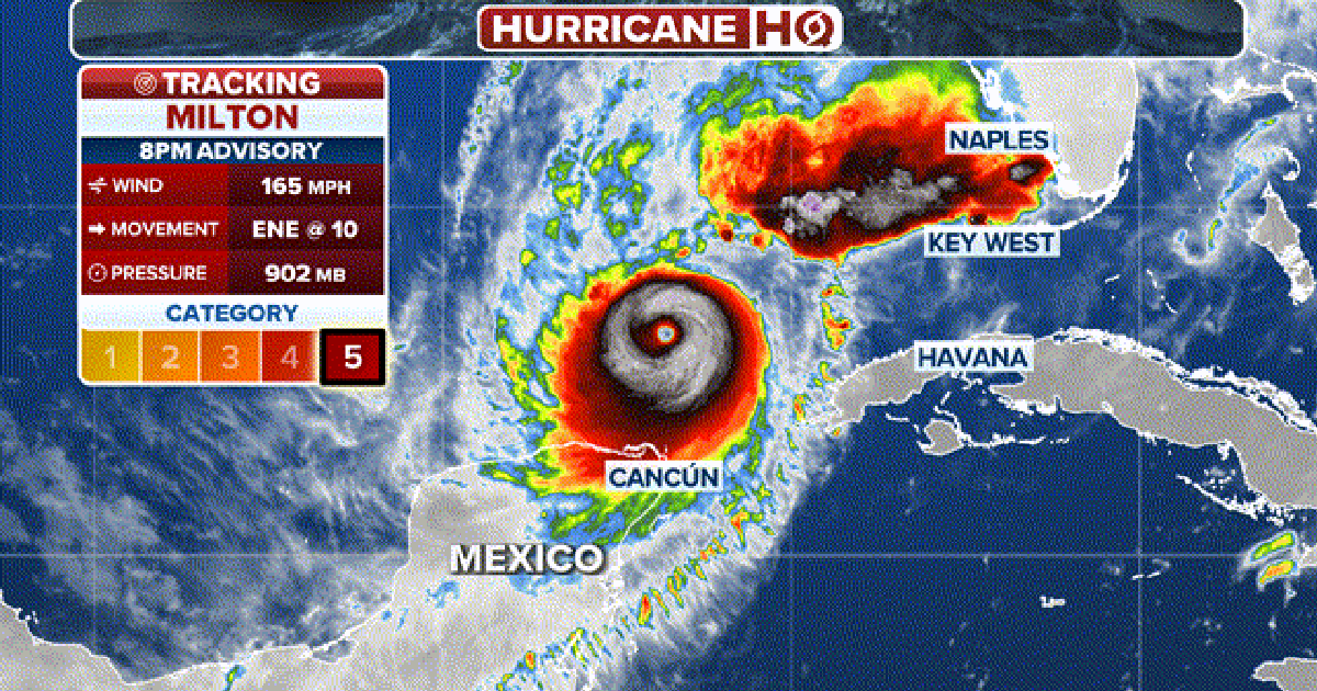 Hurricane Milton update: Storm returns to Category 5 as Florida ...