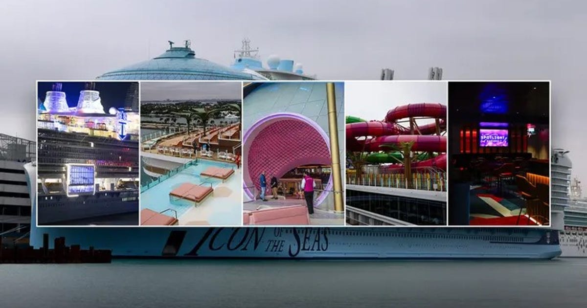 Icon of the Seas, world's largest cruise ship, sets sail: See inside ...