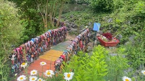 Beloved 'Rainbow Bridge' in North Carolina honors lost pets washed away by Helene