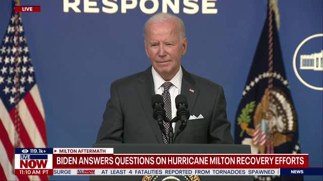 Biden to Trump: 'Get a life, man,' and stop spreading hurricane misinformation