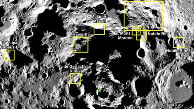 NASA narrows selection of Moon landing sites for Artemis astronauts