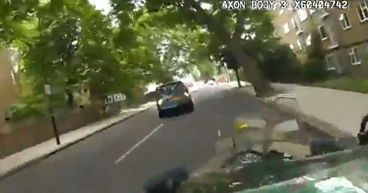 Watch: Teen rams officer with stolen car in high-speed chase | FOX 26 ...