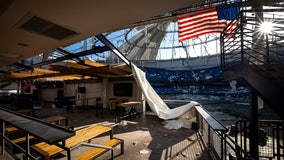 Gallery: Tropicana Field hurricane damage seen in newly released photos