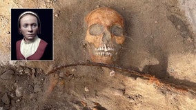 Scientists reconstruct face of 17th century ‘vampire’ buried with sickle across neck, padlock on foot