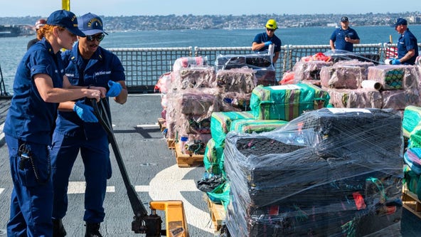 Coast Guard offloads 29,000 pounds of cocaine in San Diego, seizing $335.8M in drugs