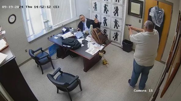 Sheriff indicted after allegedly killing judge in chamber attack caught on cam