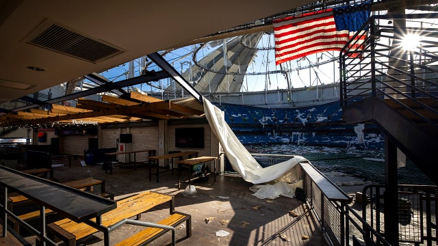 Gallery: Tropicana Field hurricane damage seen in newly released photos