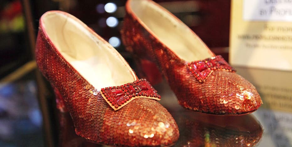 The Wizard of Oz' ruby slippers for sale 2 decades after they were