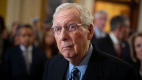 McConnell falls, sprains wrist after GOP luncheon