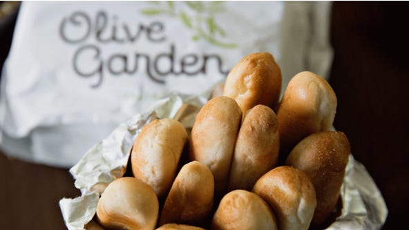 Social media user discovers Olive Garden breadstick with mysterious letters, numbers