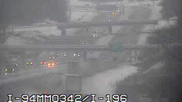I-94 shut down in snowy western Michigan after multi-vehicle pileup