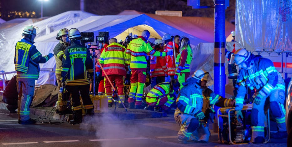 Attack on German Christmas market injures at least 60 people; 2 killed