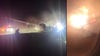 Video: Plane wing catches fire during terrifying landing