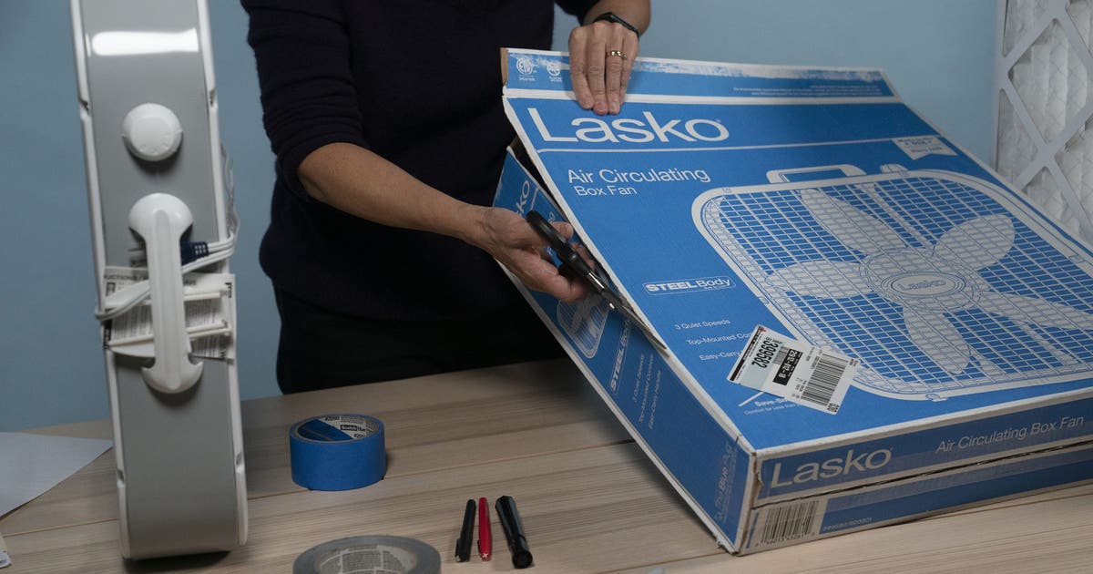 Making A Box Fan How to make a DIY air filter with a box fan | LiveNOW from FOX
