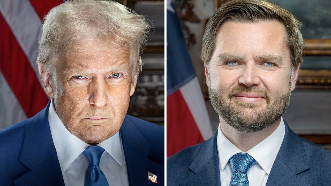 Trump, Vance ‘official’ portraits released: ‘They go hard’