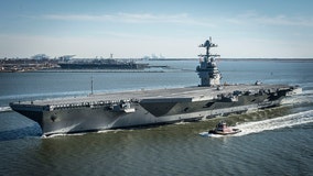 Biden announces new aircraft carriers will be named for Clinton, Bush