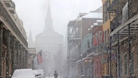 Snow blankets New Orleans, shattering record set in 1963