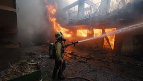 What caused LA fire hydrants to run out of water?