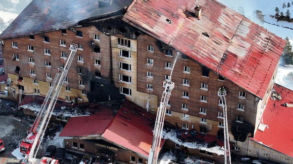 Turkish ski resort hotel fire kills at least 76, injures 51 during school holiday