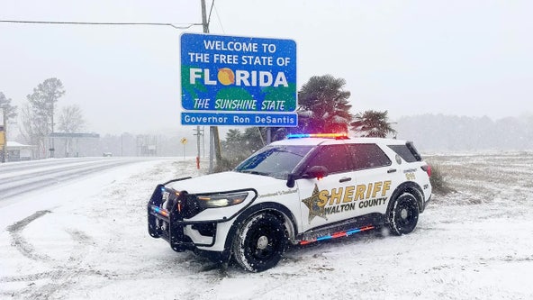 Florida sees heaviest snowfall in state's history as winter storm slams South