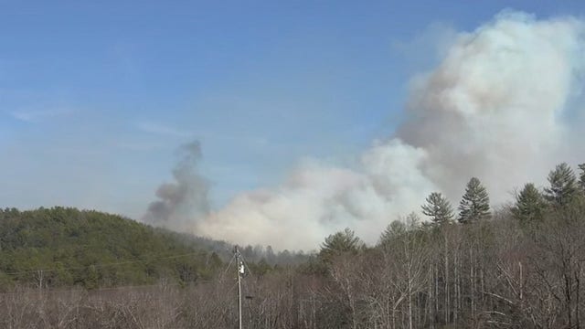 Evacuations underway in Helene-ravaged North Carolina town after wildfire starts