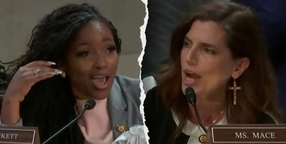 Nancy Mace challenges Jasmine Crockett to ‘take it outside’ in House hearing