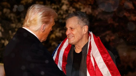 Freed American hostage Marc Fogel lands in US after years in Russian captivity