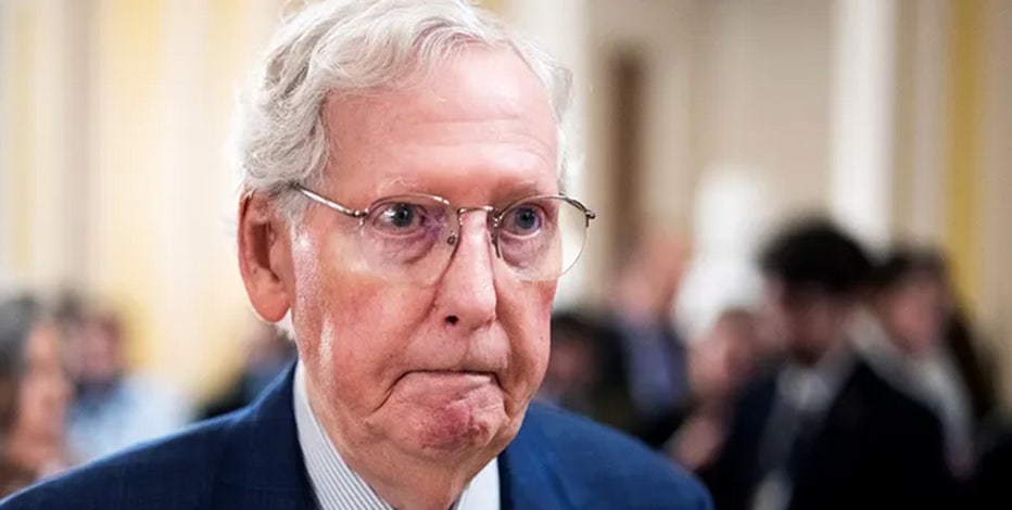 Former GOP leader McConnell falls while exiting Senate chamber after Turner confirmation vote